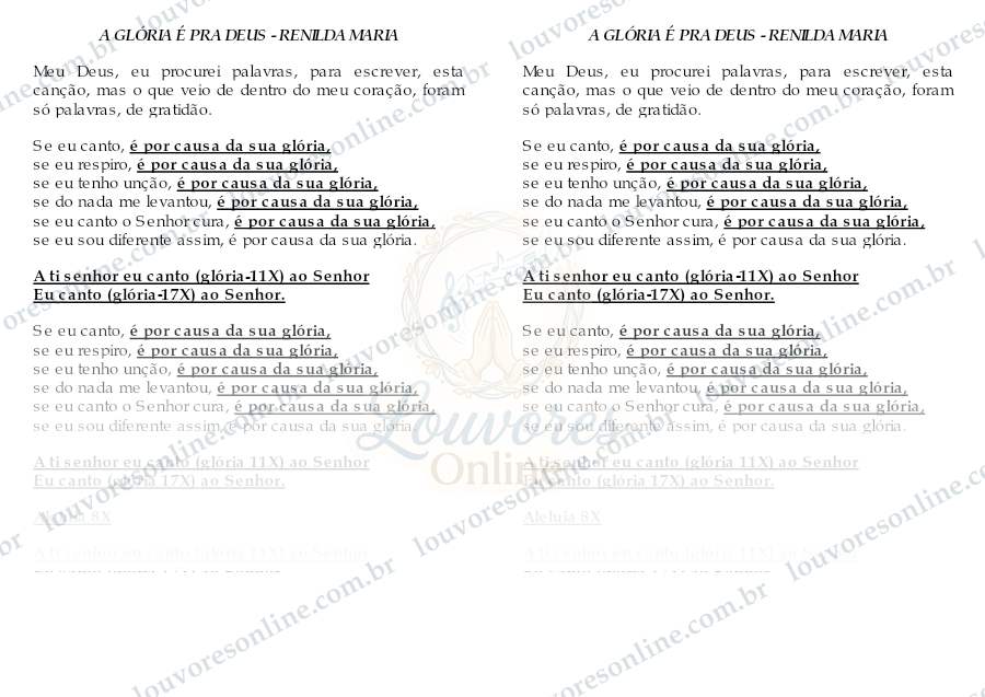 Prévia de A Glória É Pra Deus