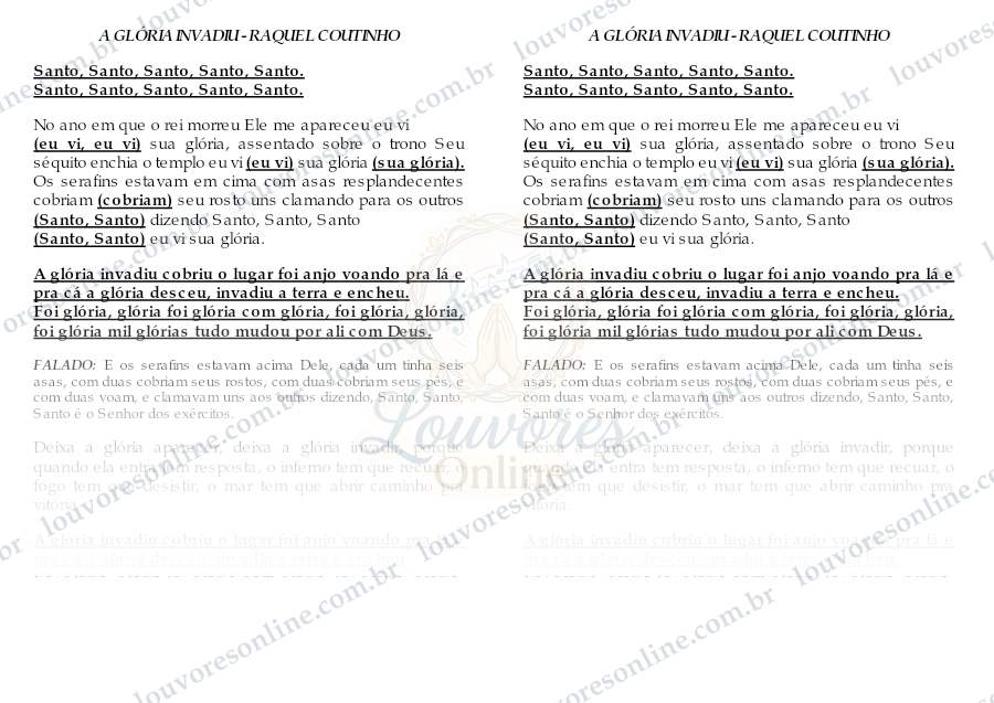 Prévia de A Glória Invadiu