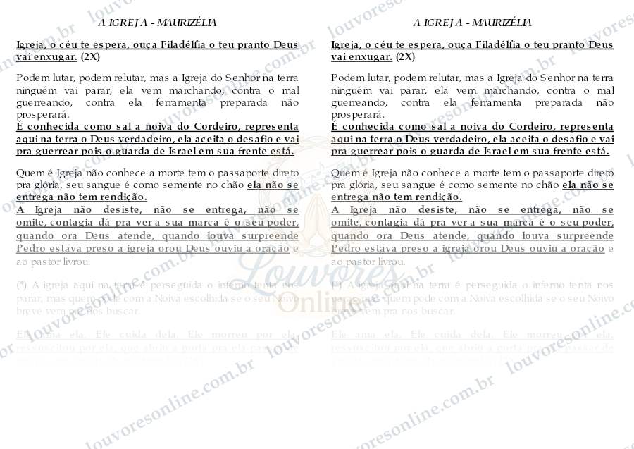 Prévia de A Igreja