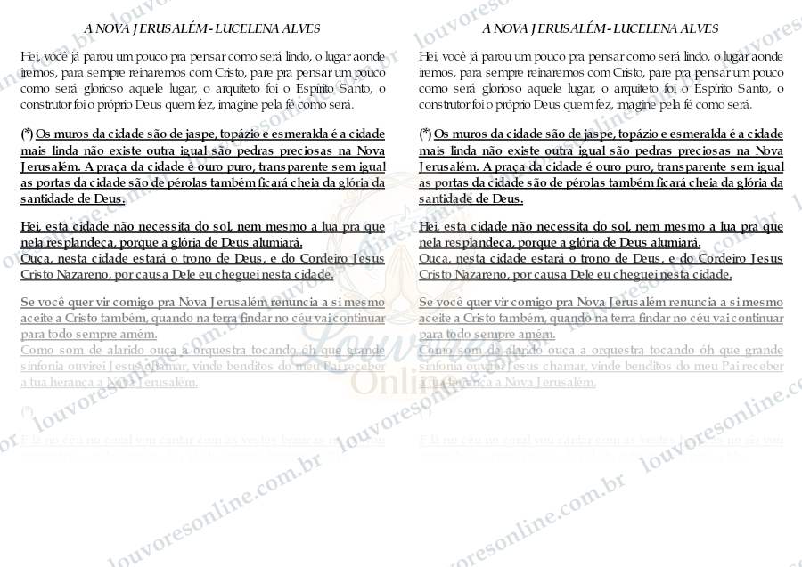 Prévia de A Nova Jerusalém