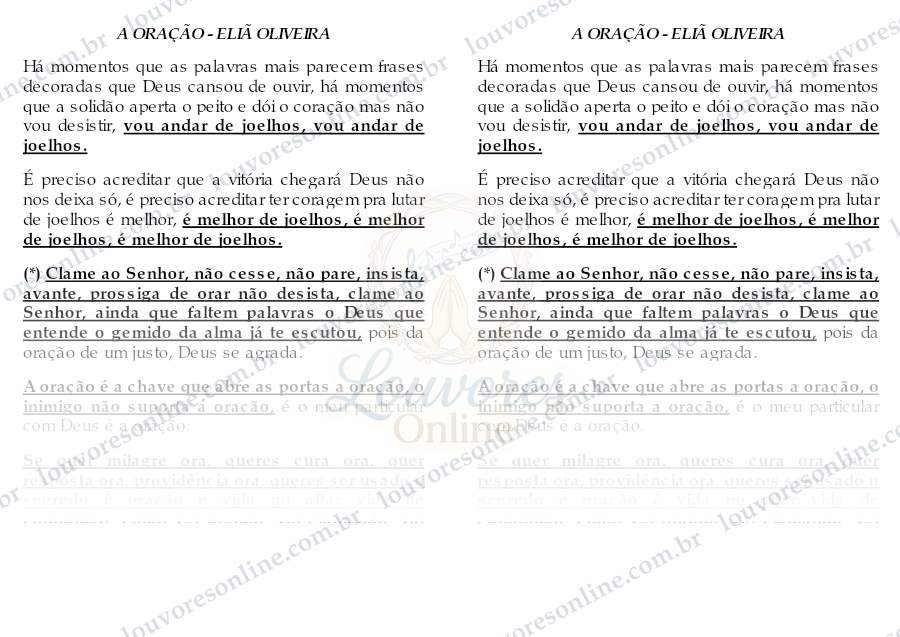 Prévia de A Oração