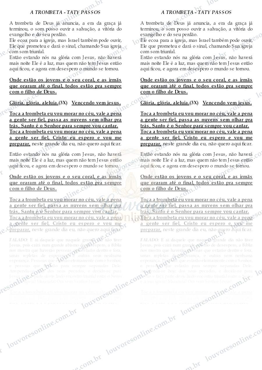 Prévia de A Trombeta