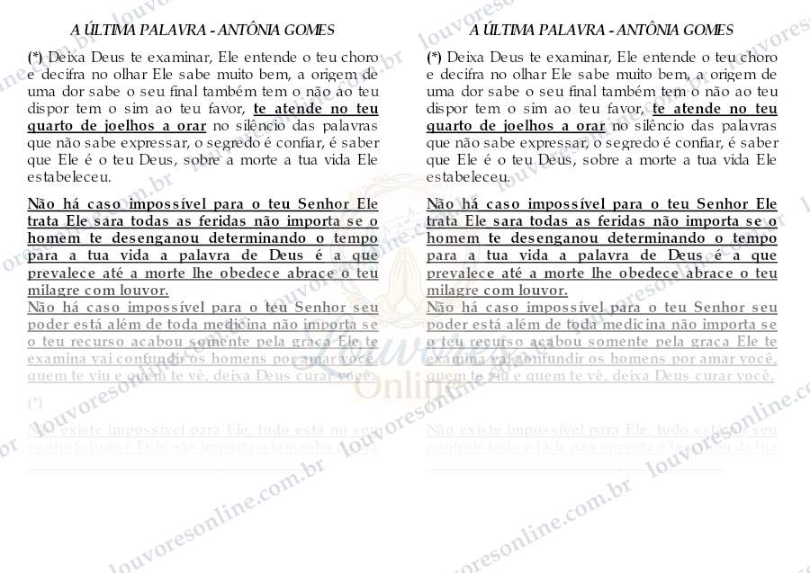 Prévia de A Última Palavra