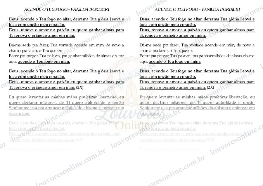 Prévia de Acende o Teu Fogo
