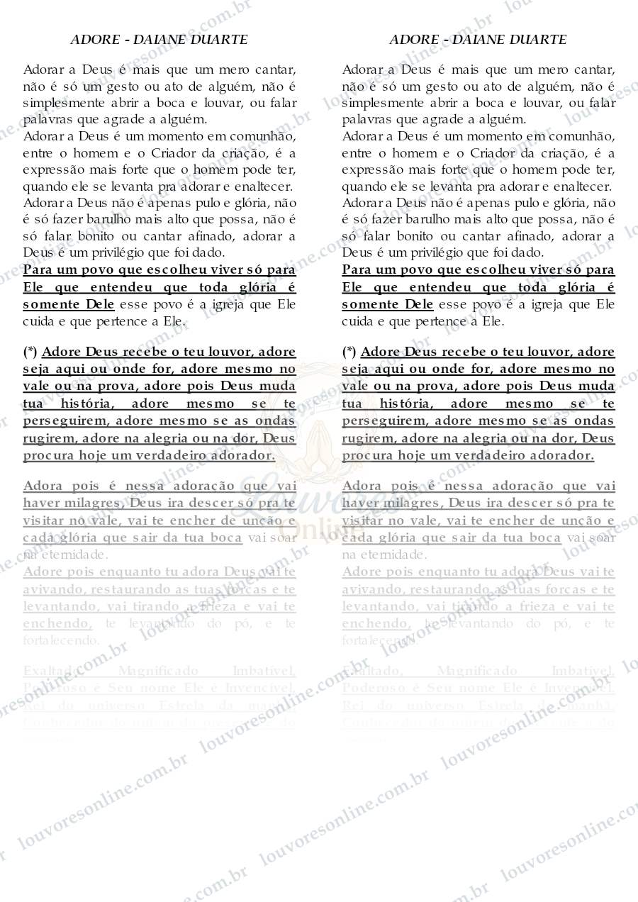 Prévia de Adore