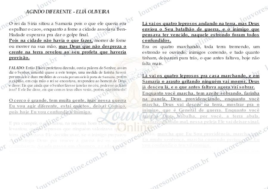 Prévia de Agindo Diferente