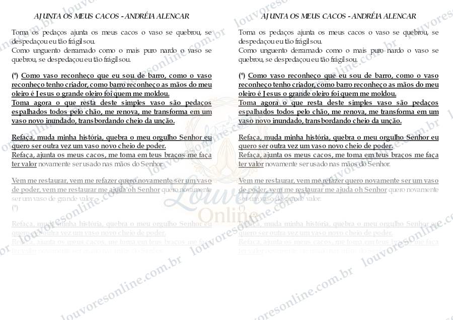 Prévia de Ajunta os Meus Cacos