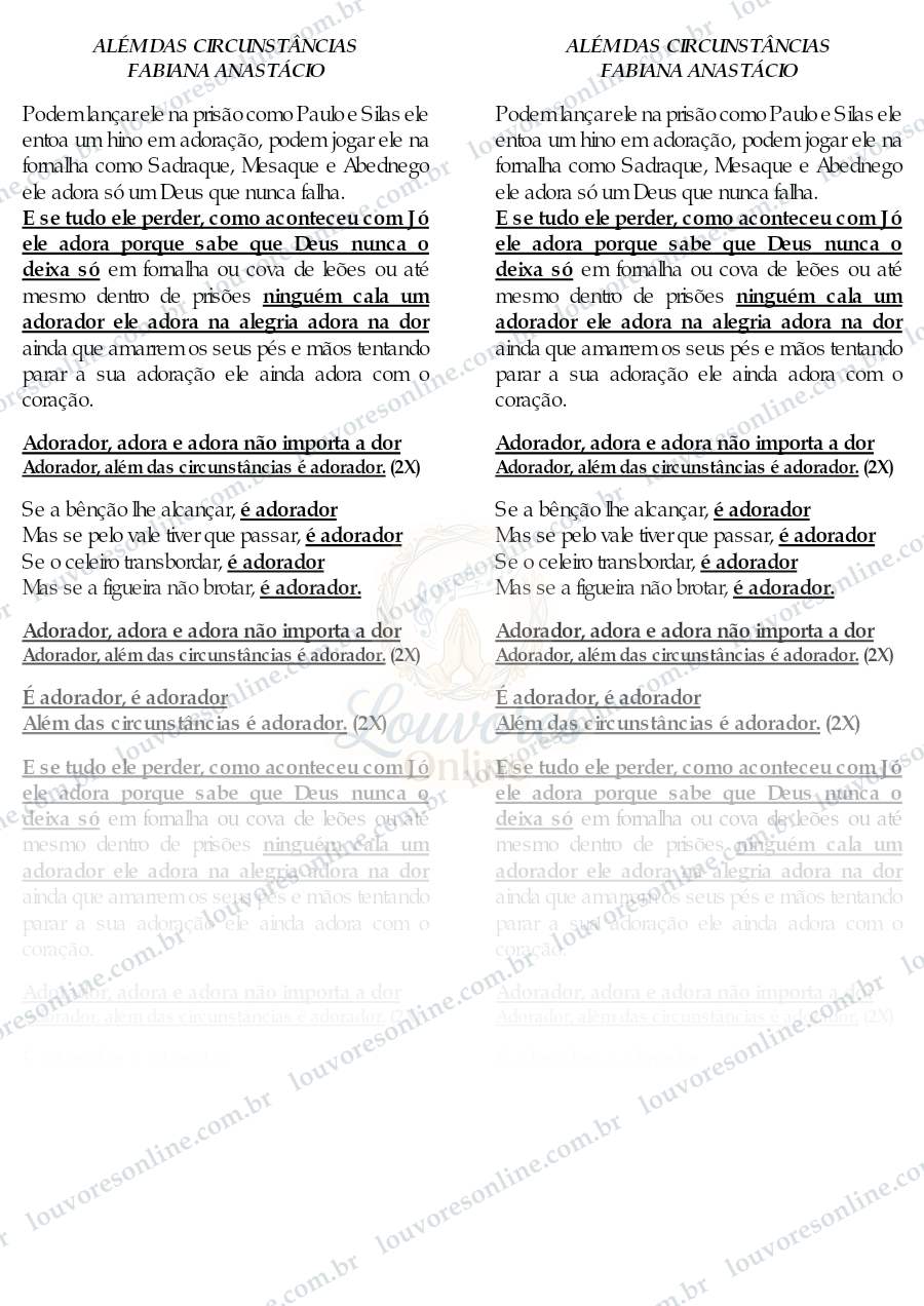 Prévia de Além das Circunstâncias