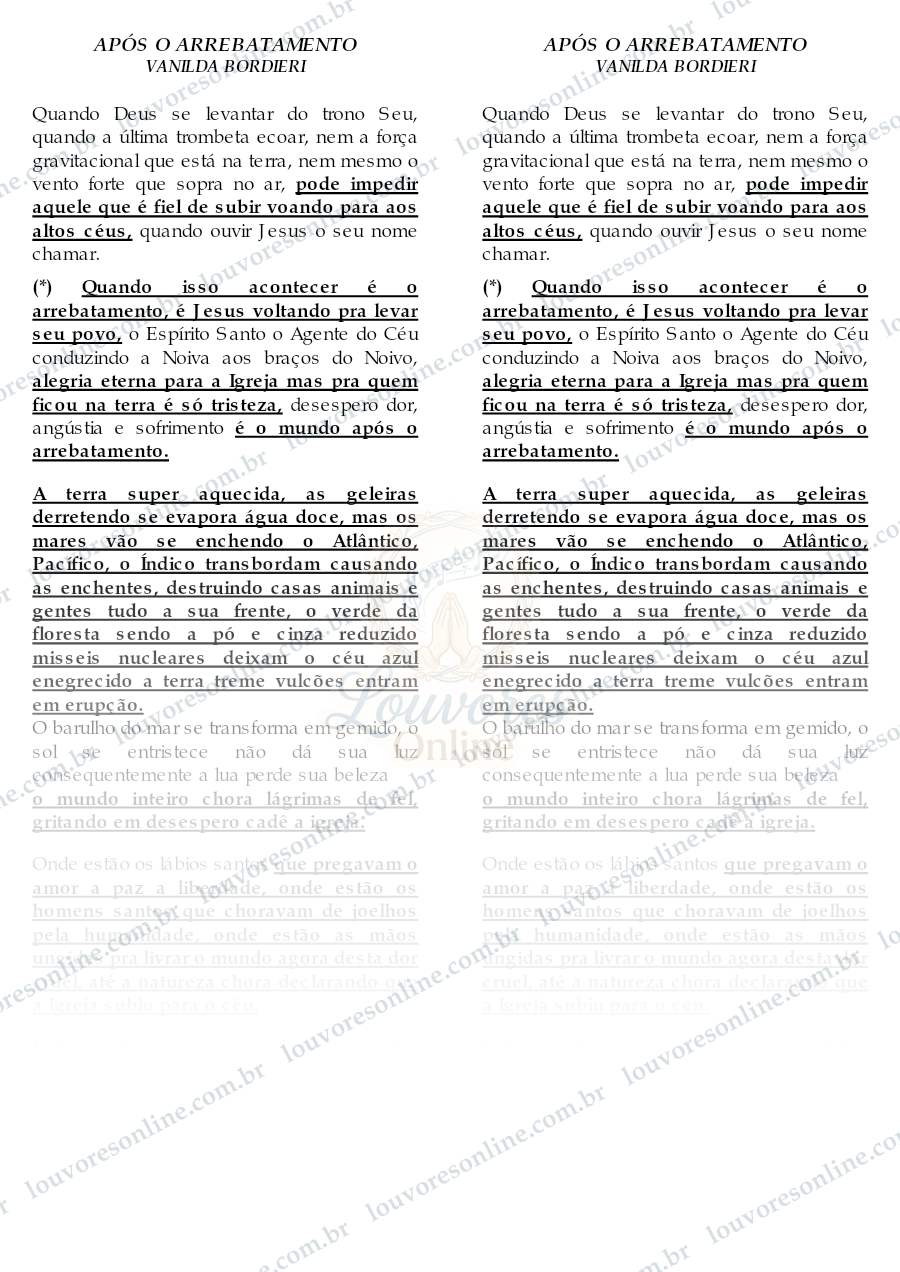 Prévia de Após o Arrebatamento