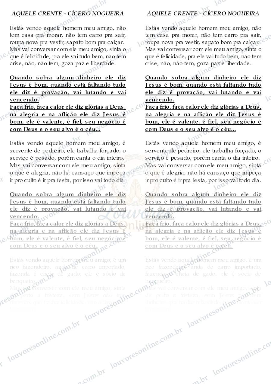 Prévia de Aquele Crente