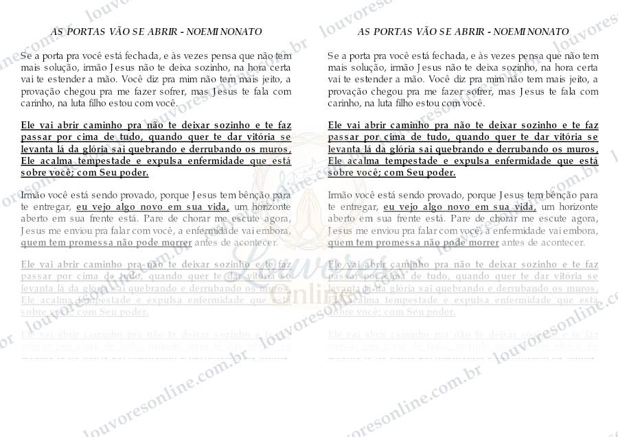 Prévia de As Portas Vão se Abrir