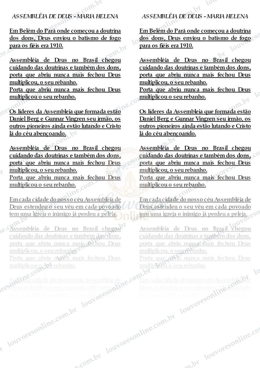 Prévia de Assembléia de Deus