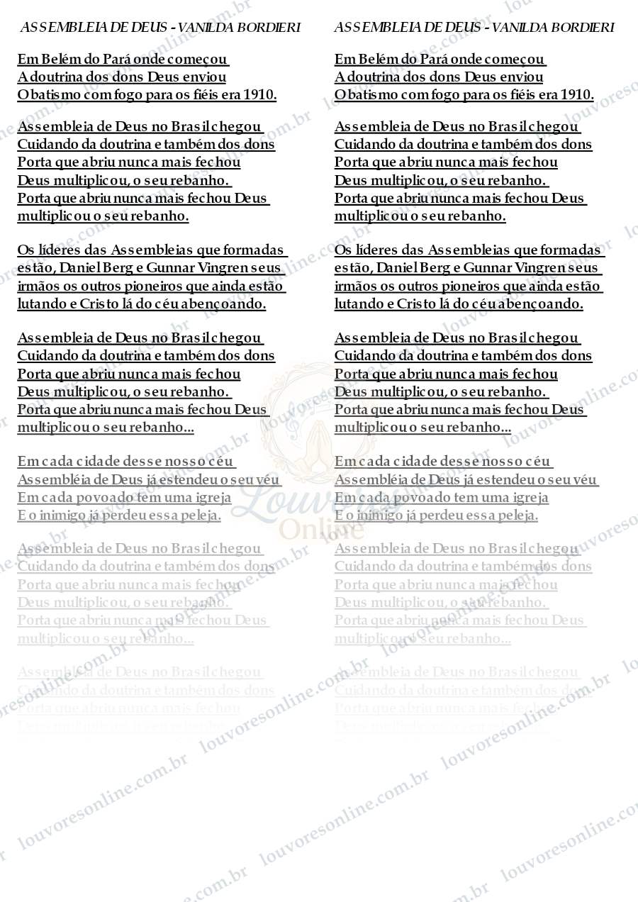 Prévia de Assembleia de Deus