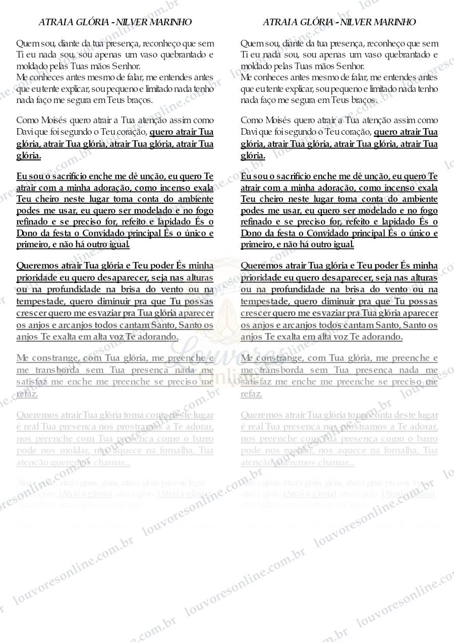 Prévia de Atrai a Glória