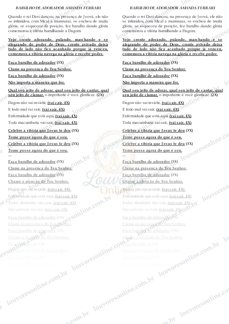 Prévia de Barulho de Adorador