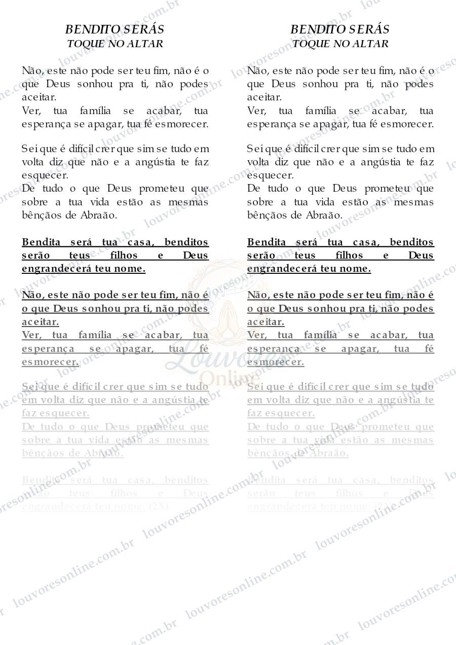 Prévia de Bendito Serás