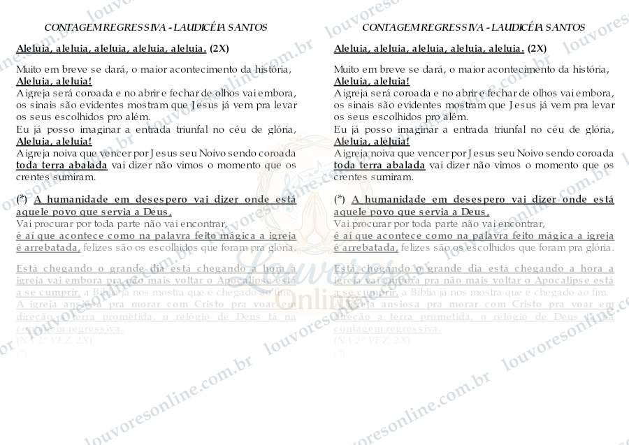 Prévia de Contagem Regressiva