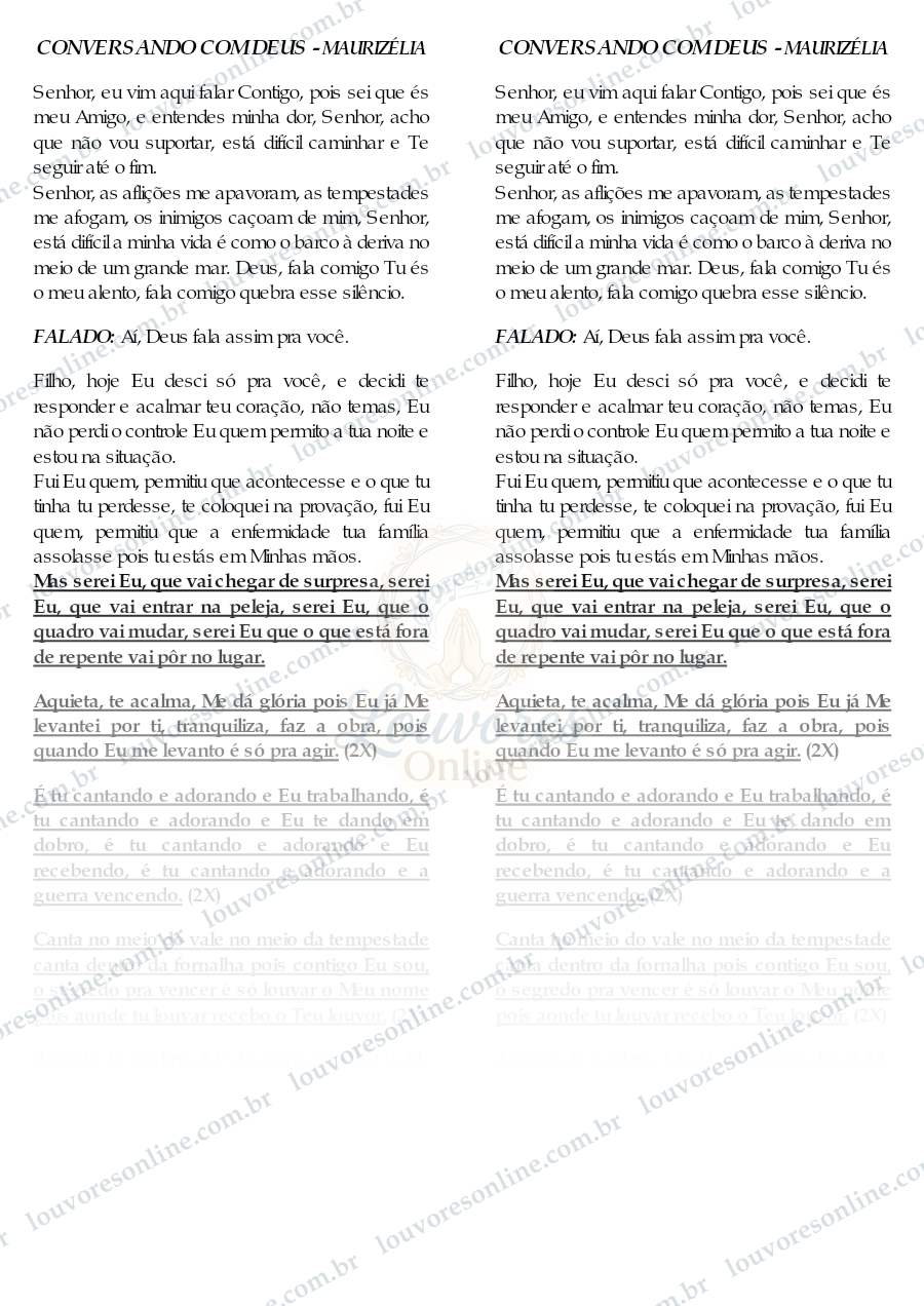 Prévia de Conversando com Deus