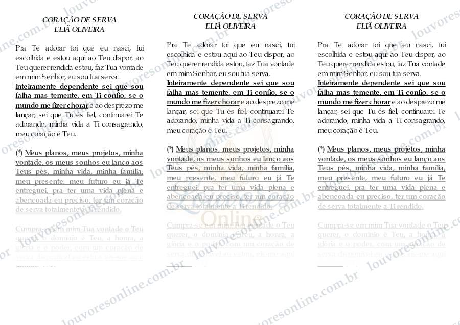 Prévia de Coração de Serva