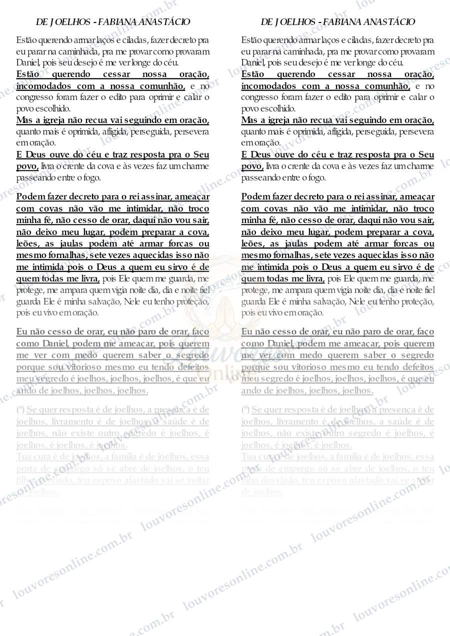 Prévia de De Joelhos