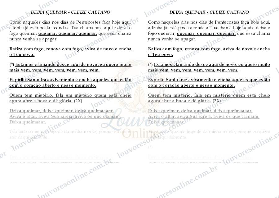 Prévia de Deixa Queimar