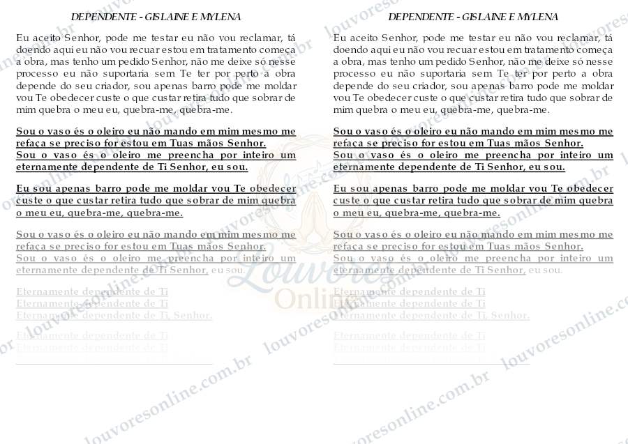 Prévia de Dependente