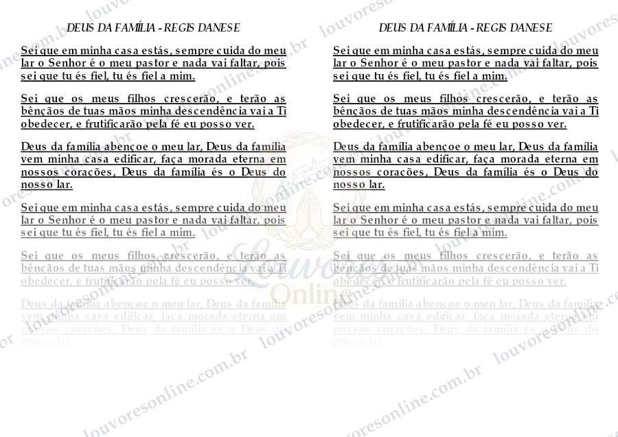 Prévia de Deus da Família