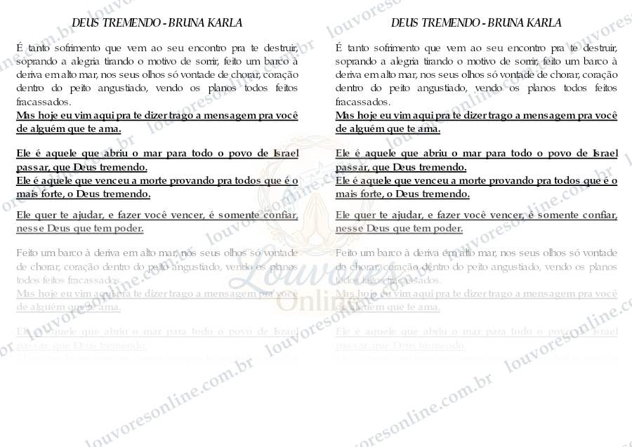 Prévia de Deus Tremendo