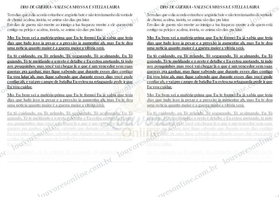 Prévia de Dias de Guerra