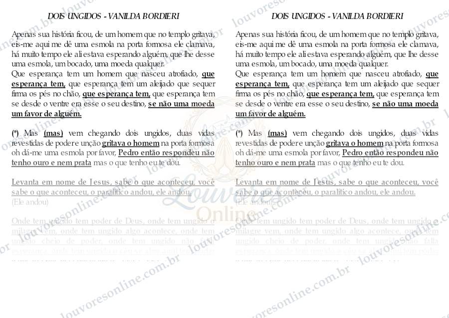 Prévia de Dois Ungidos