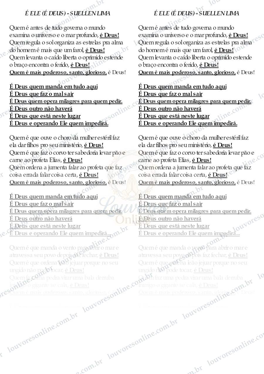 Prévia de É Ele (É Deus)