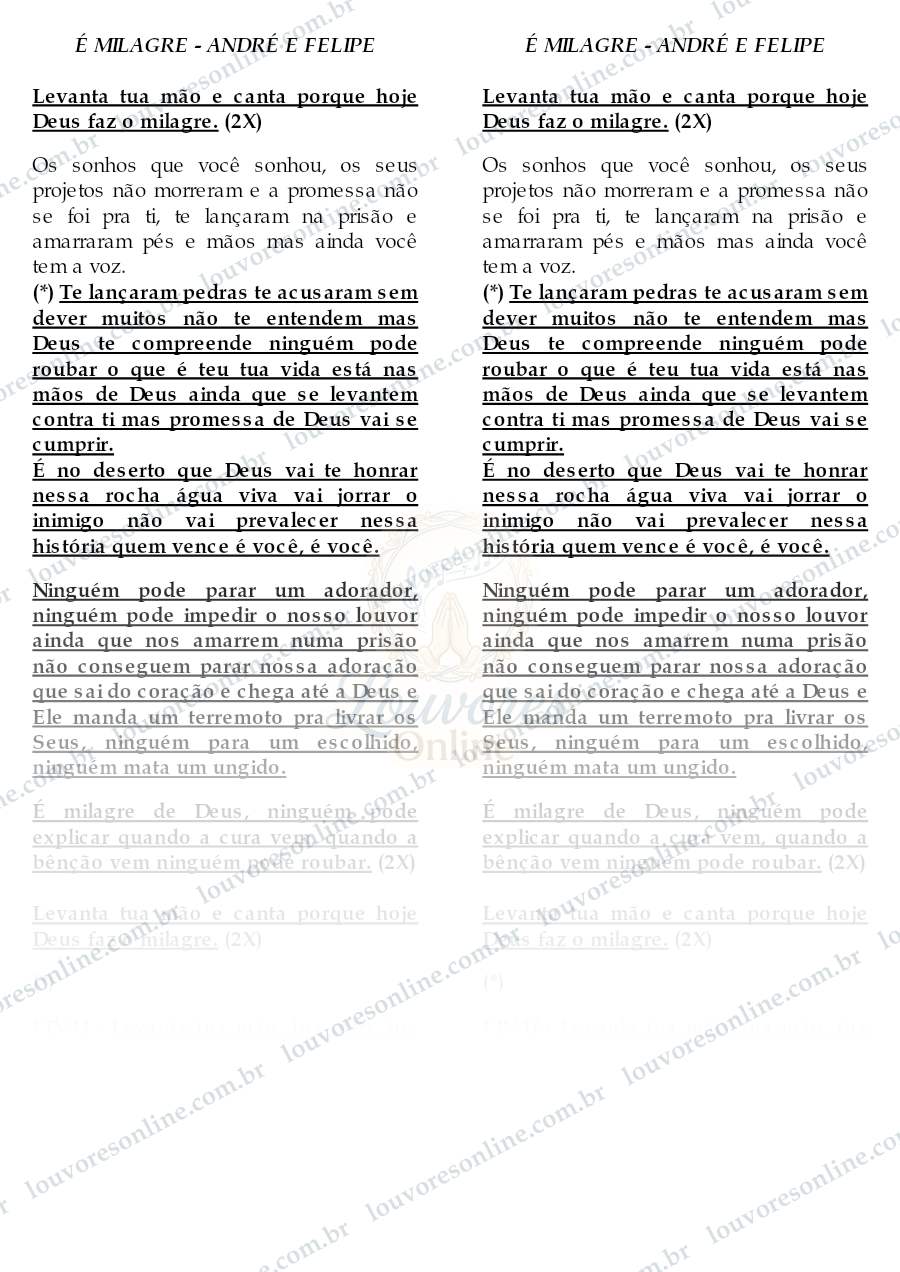Prévia de É Milagre