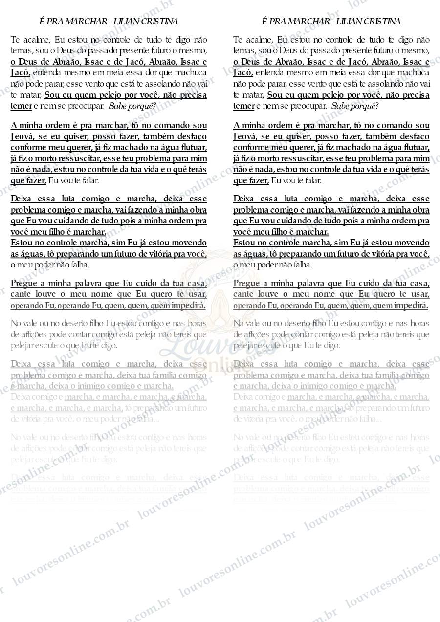 Prévia de É Pra Marchar