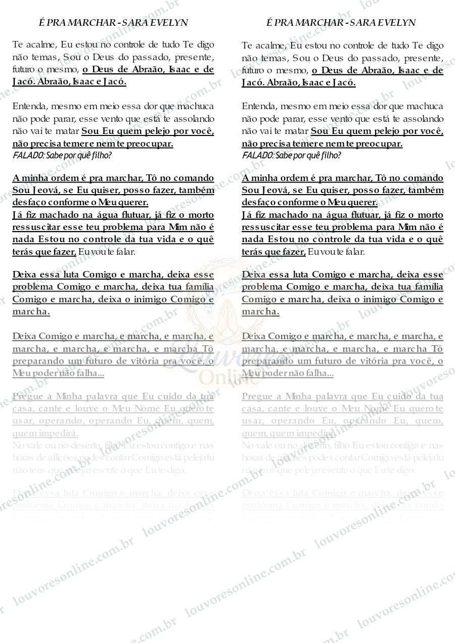 Prévia de É Pra Marchar