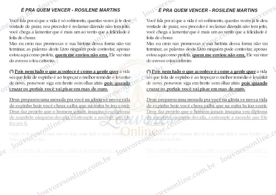 Prévia de É Pra Quem Vencer