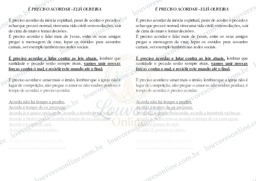 Prévia de É Preciso Acordar