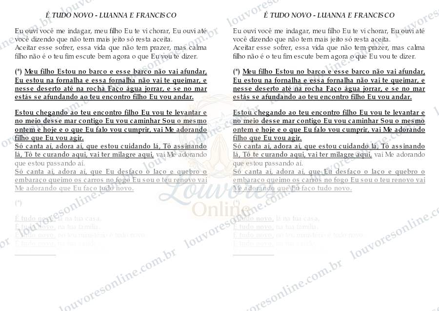 Prévia de É Tudo Novo