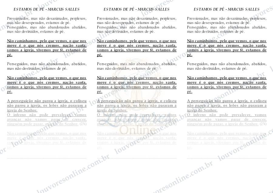 Prévia de Estamos de Pé