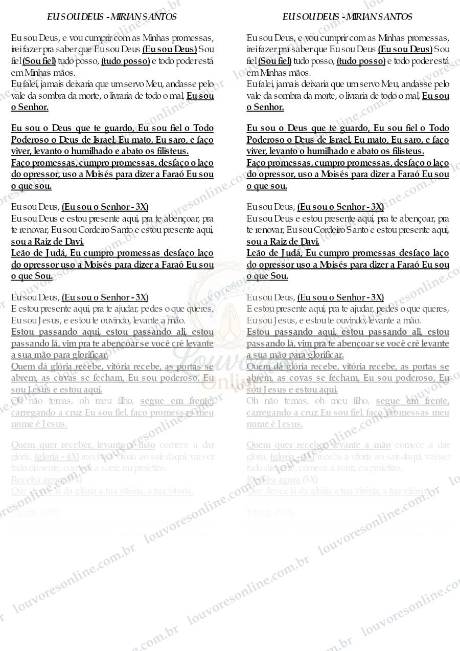 Prévia de Eu Sou Deus