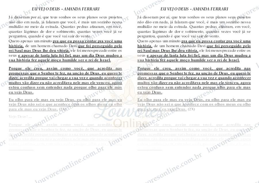 Prévia de Eu Vejo Deus