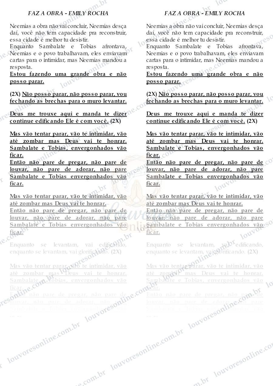 Prévia de Faz a Obra