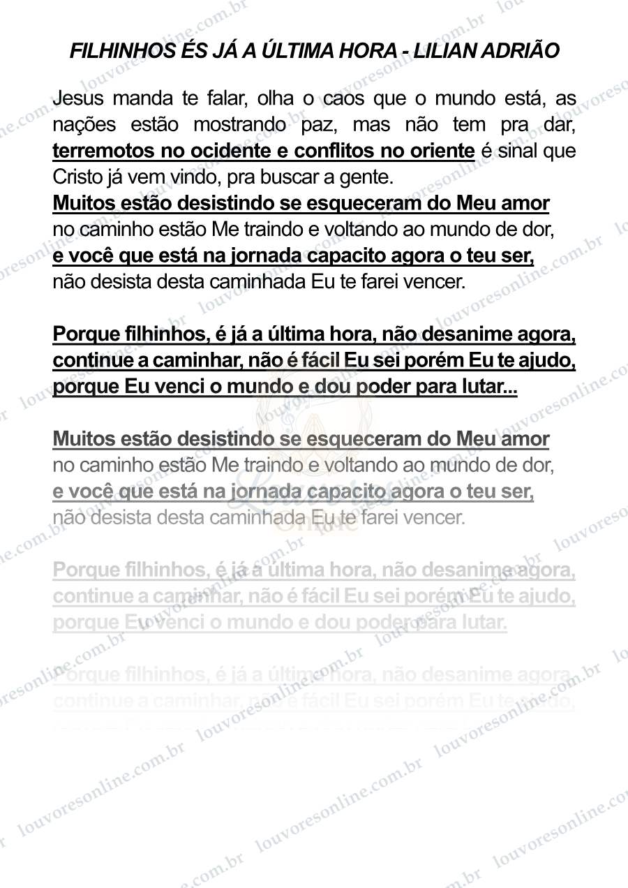 Prévia de Filhinhos És Já a Última Hora
