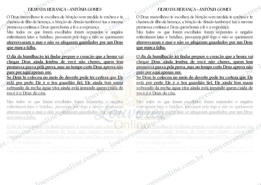 Prévia de Filho da Herança