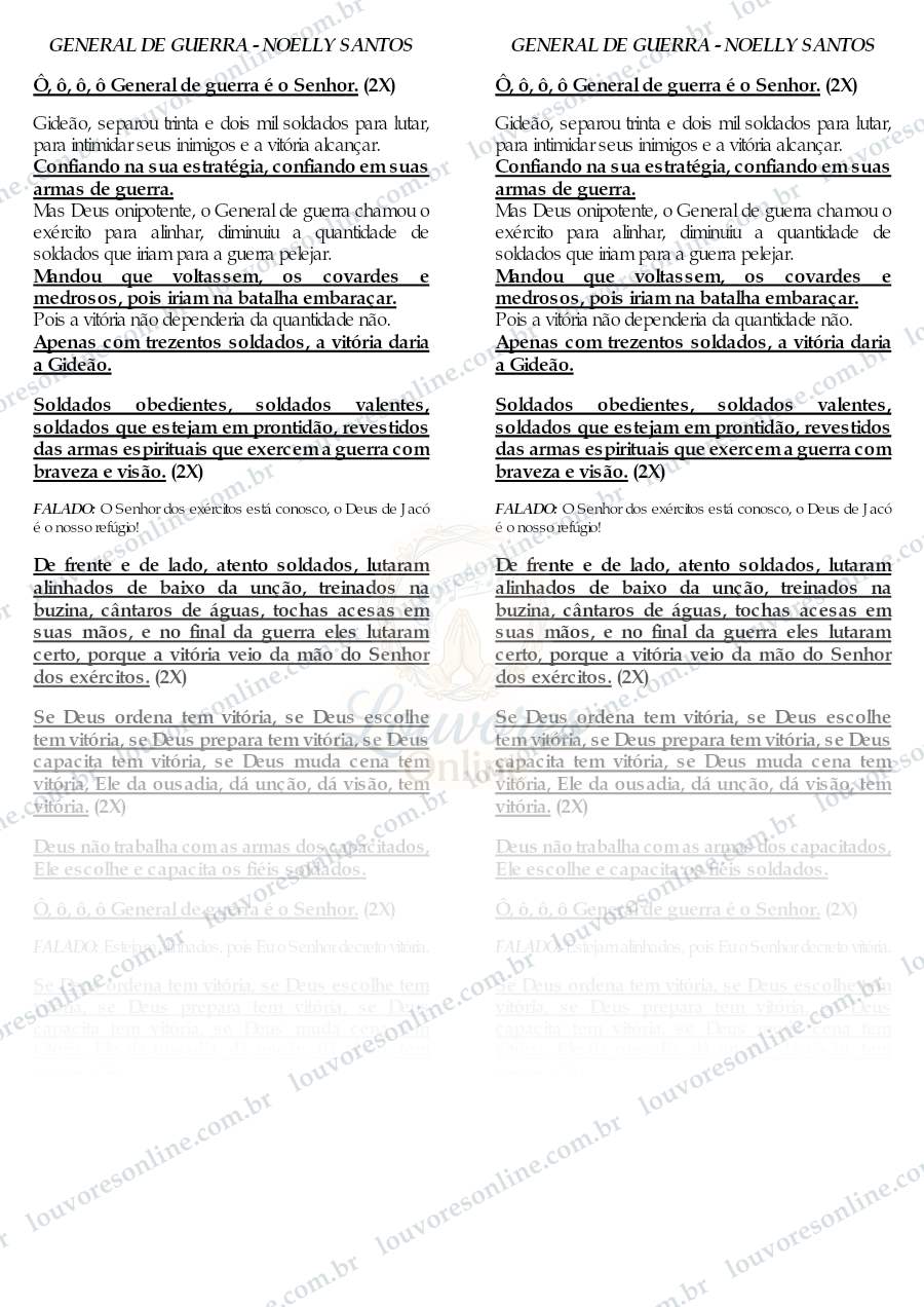 Prévia de General de Guerra