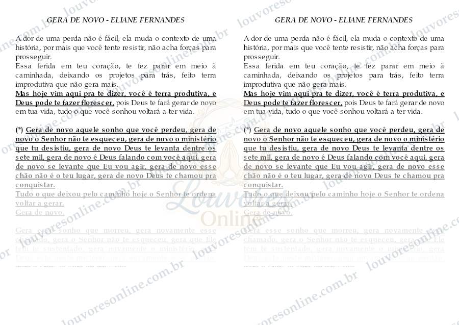 Prévia de Gera de Novo