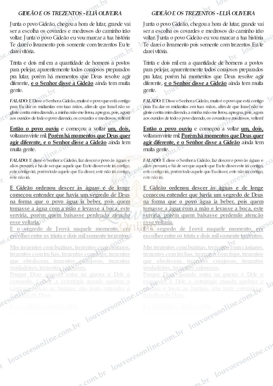 Prévia de Gideão e os Trezentos
