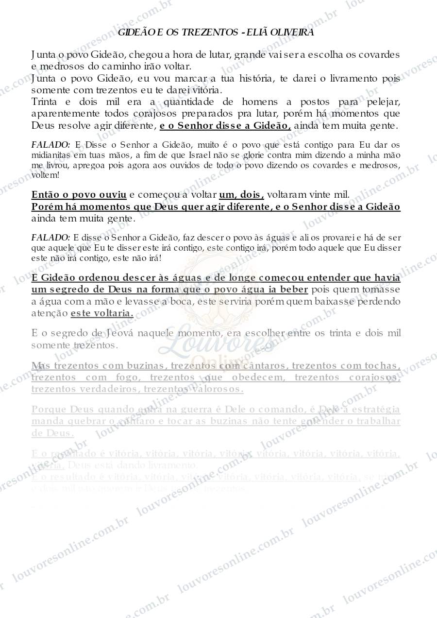 Prévia de Gideão e os Trezentos