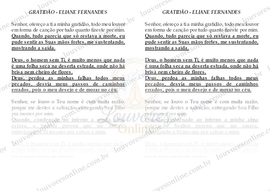 Prévia de Gratidão