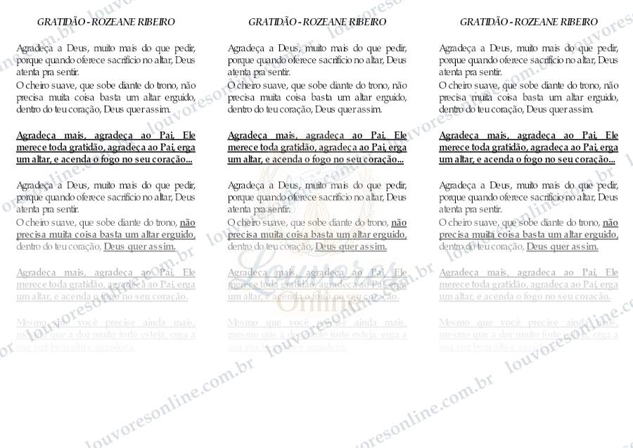 Prévia de Gratidão