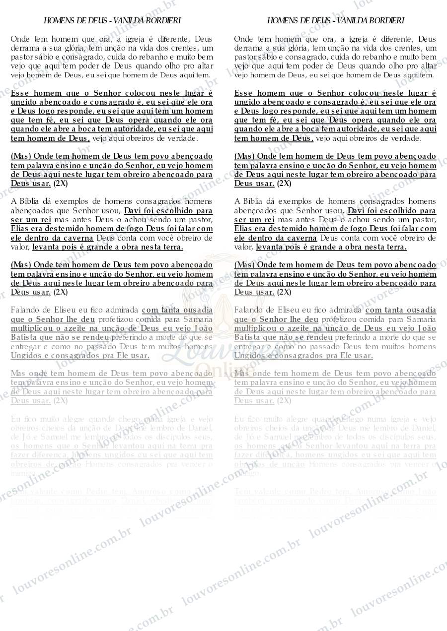 Prévia de Homens de Deus